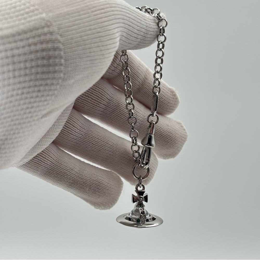 Vivienne Westwood Petite Orb Bracelet – Silver Tone - Picture 3 of 6